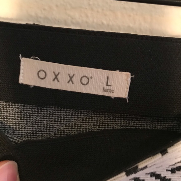 White patterned pencil skirt - Picture 4 of 4